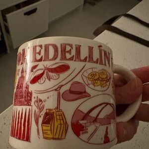 Starbucks Medellín Mug - Red and Yellow Design